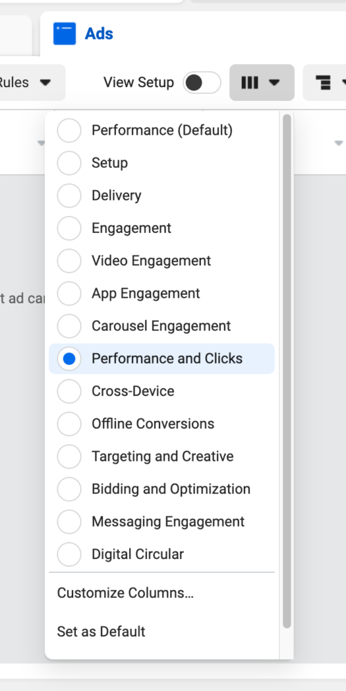 clicks and performance