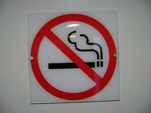 proibido fumar - não verbal