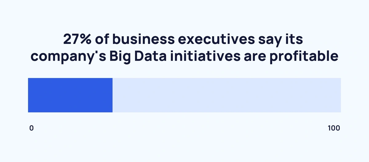 Big Data initiatives are profitable.