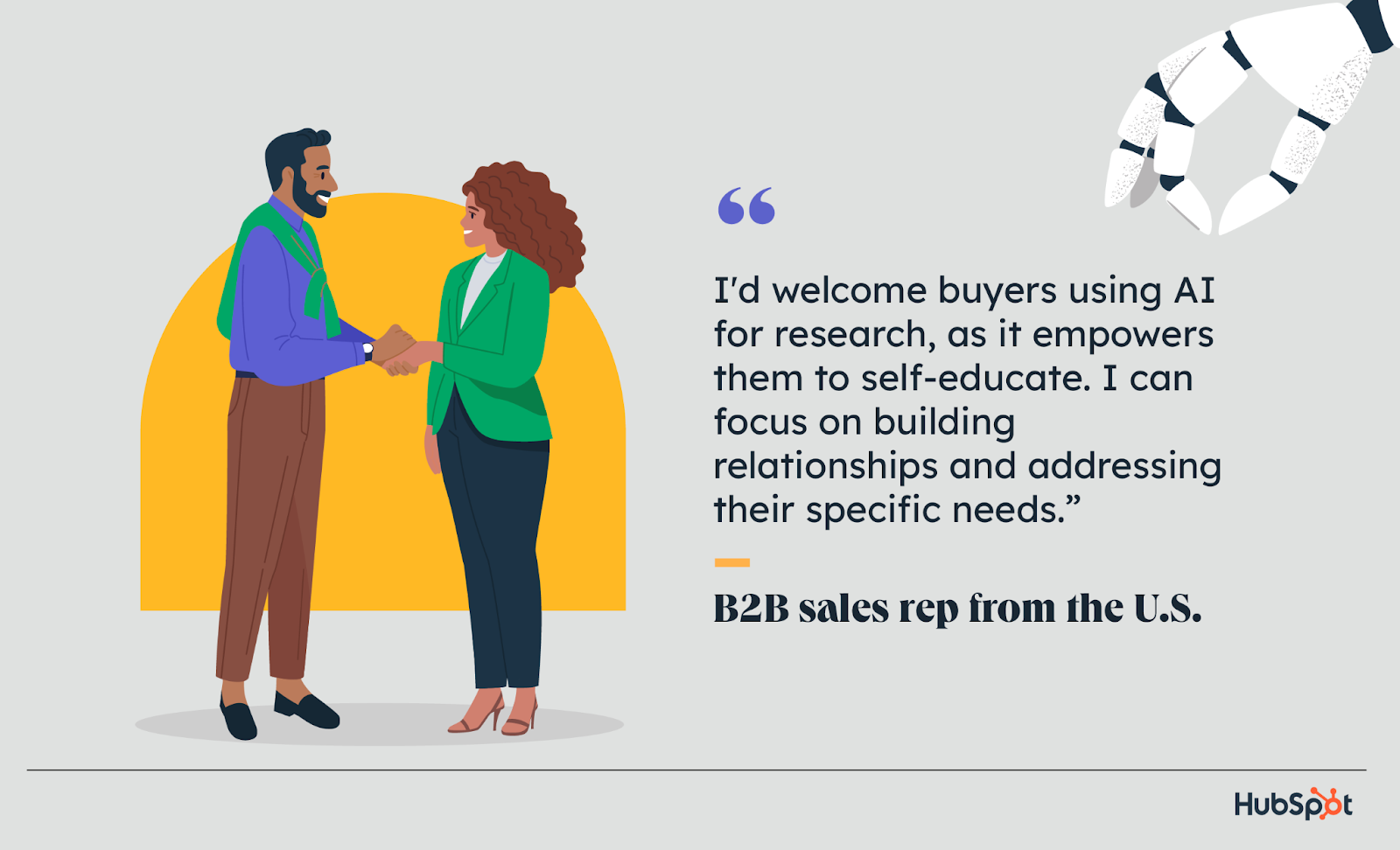quote from B2B sales rep