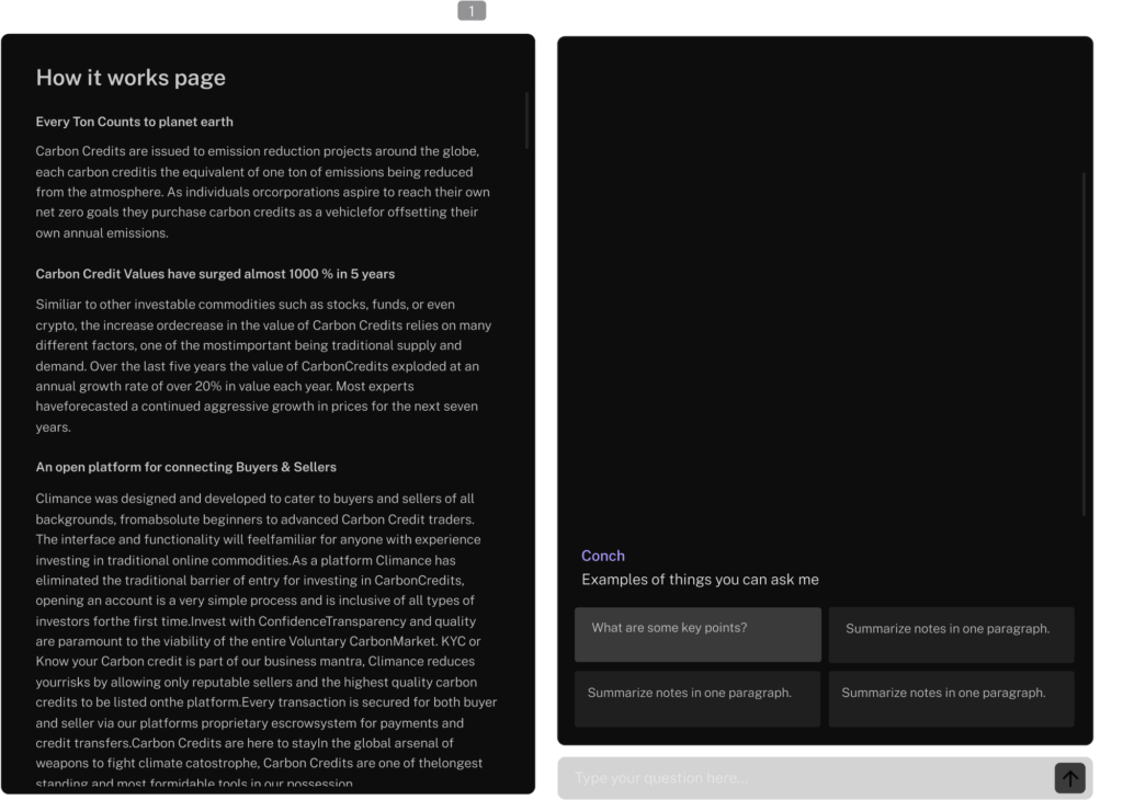 Conch AI Study Tools - Chat With Your Documents and Analyze Documents Quickly With Conch AI's Upload PDF/Document Feature