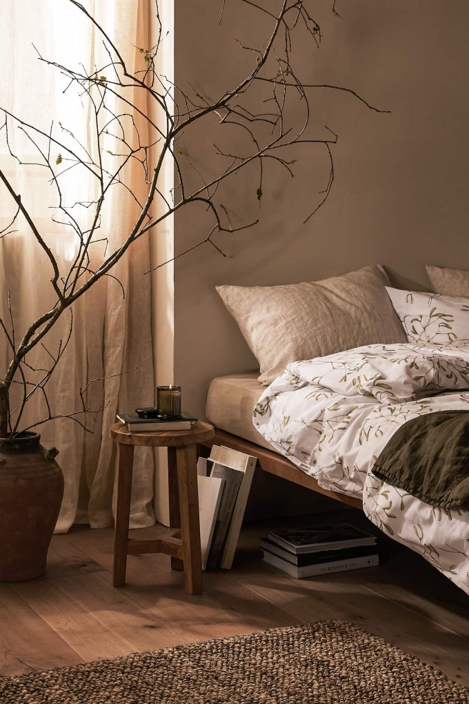 scandinavian bedroom materials