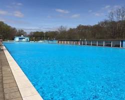 Tooting Bec Lido, London, England swimming pool