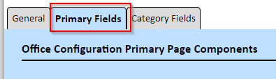 Primary Fields