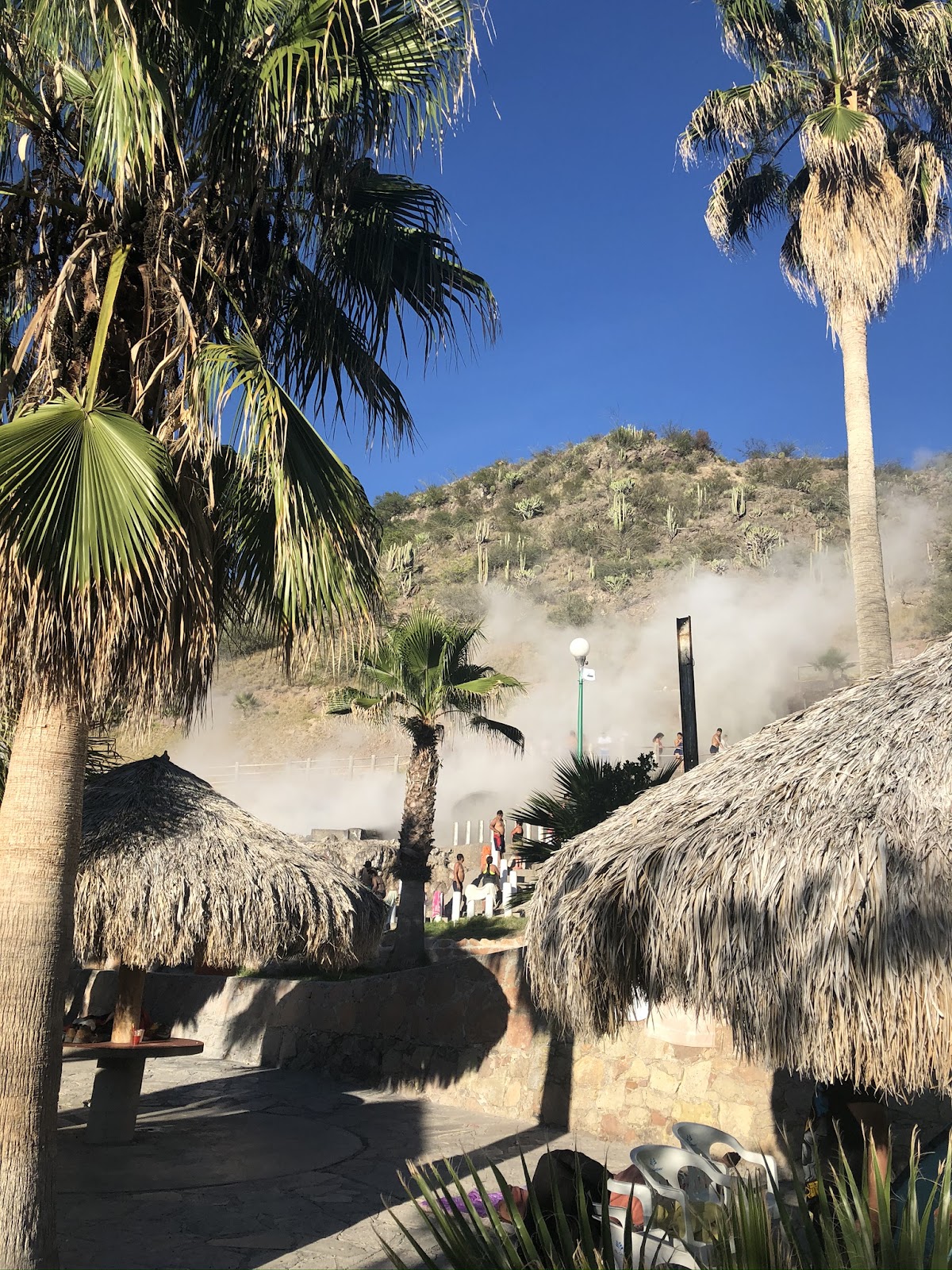 El Geiser hot springs in Tecozautla in Mexico. 