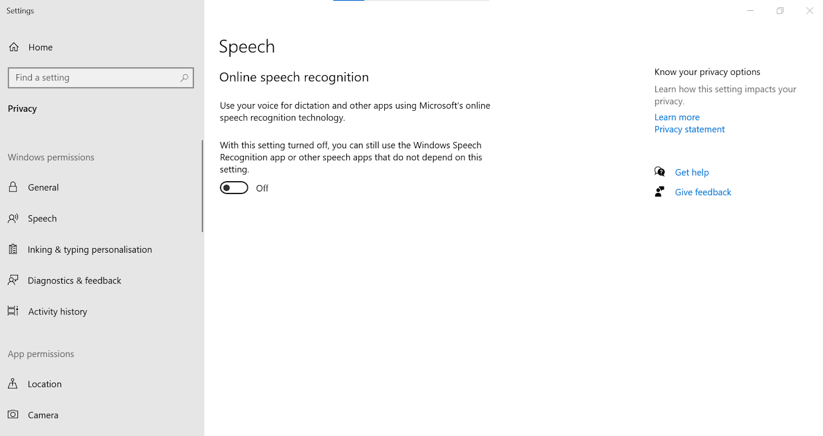 Windows 11 Microsoft voice privacy settings 