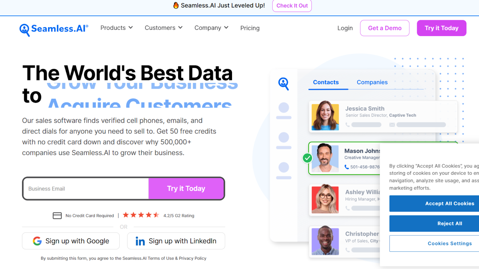 Seamless.ai: Lead Generation Tools