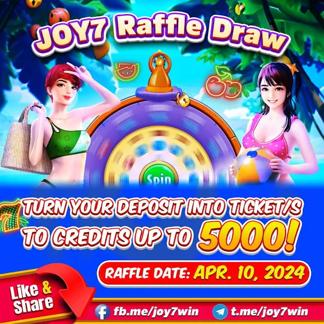 Sumali sa JOY 7 raffle promo sa April 10, 2024