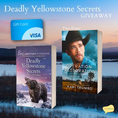 Deadly Yellowstone Secrets JustRead Tours giveaway