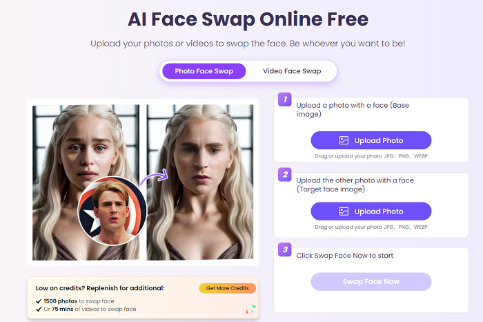 Vidnoz AI: 누구와도 무료로 얼굴 교환할 수 있는 AI 도구