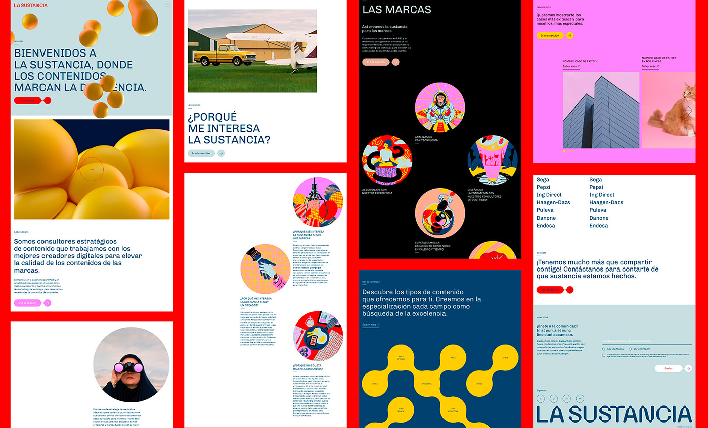 Branding visual identity for the Vasava Studio project of La Sustancia