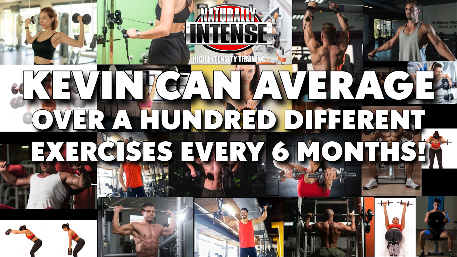 Natural Bodybuilder Kevin Richardson can average over 100 exercises in 6 months