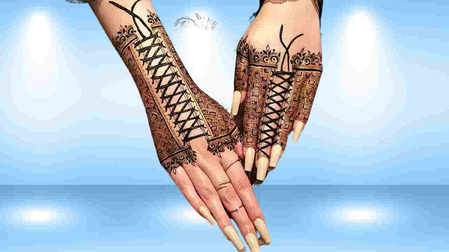 Modern mehndi design