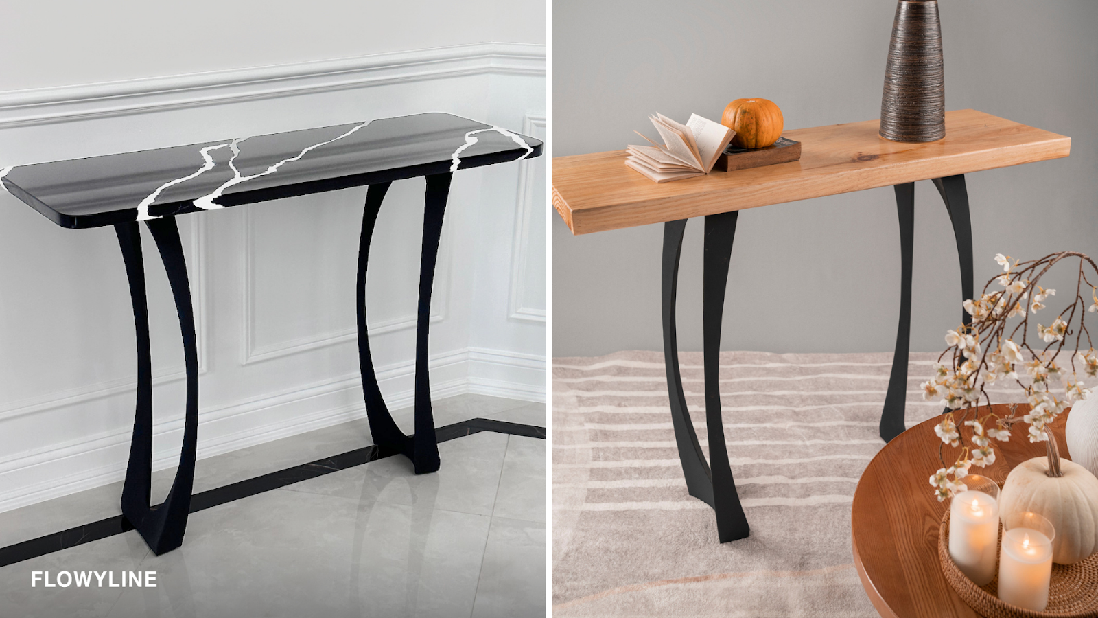603 Cleo metal counter table legs - 34 inches height