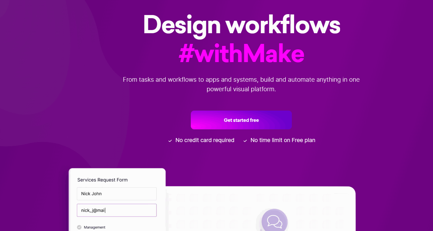 Make.com automation platform
