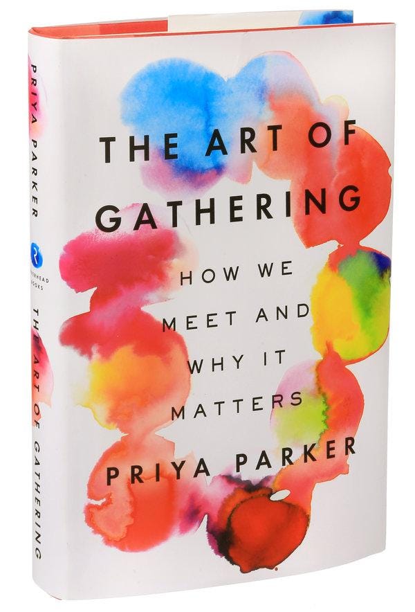 Cover of Priya Parker's book, The Art of Gathering