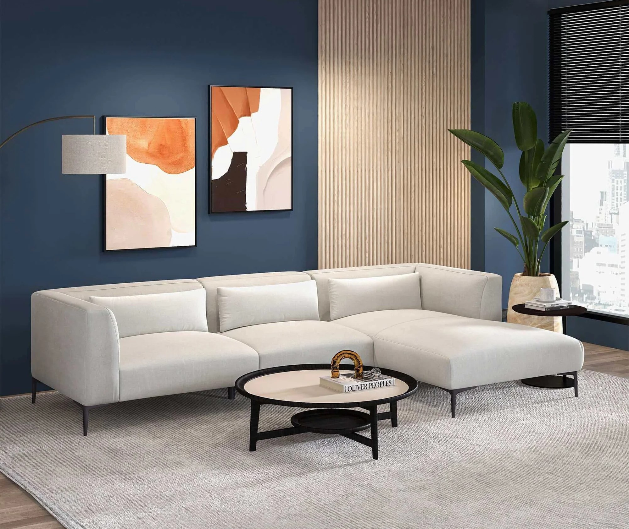 Sanel Sectional Sofa from New York Modern