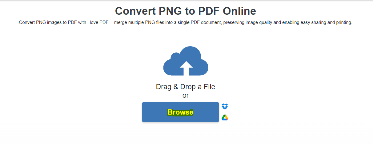 PNG TO PDF