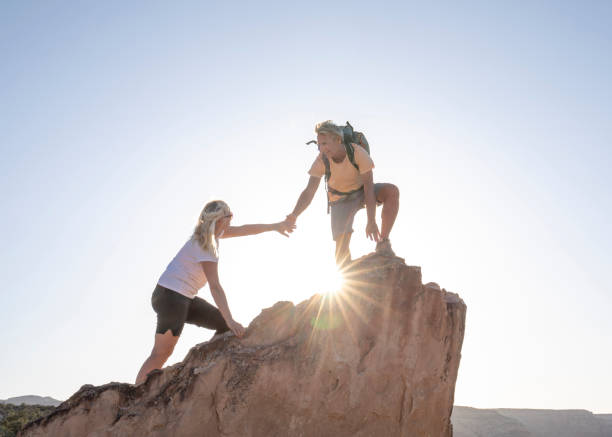 Go for rock climbing together