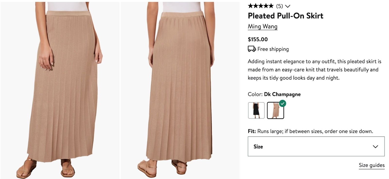 Nordstrom product page