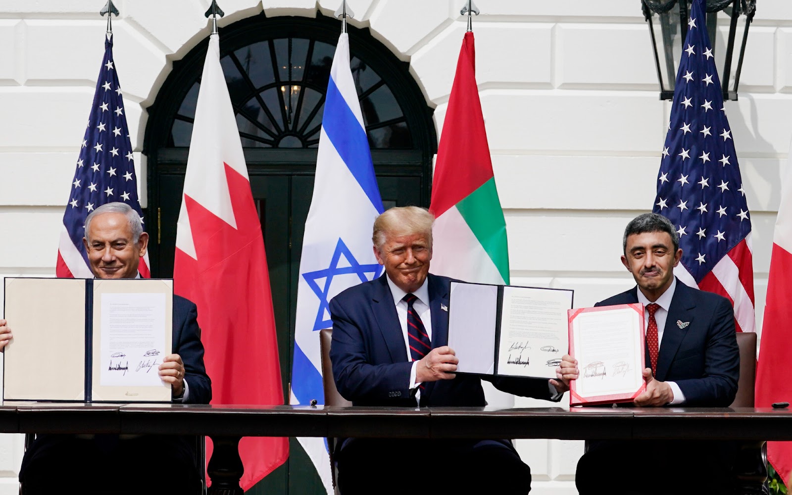 Israel and USA in Abraham Records sitting without Saudi Arabia 