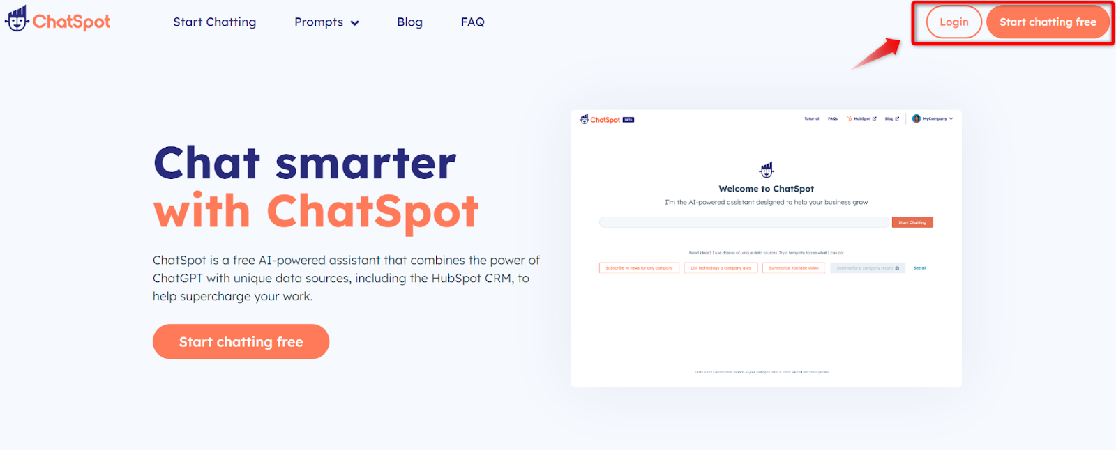 HubSpot ChatSpot