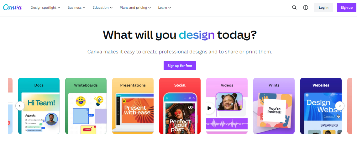 Canva: What will you design today?