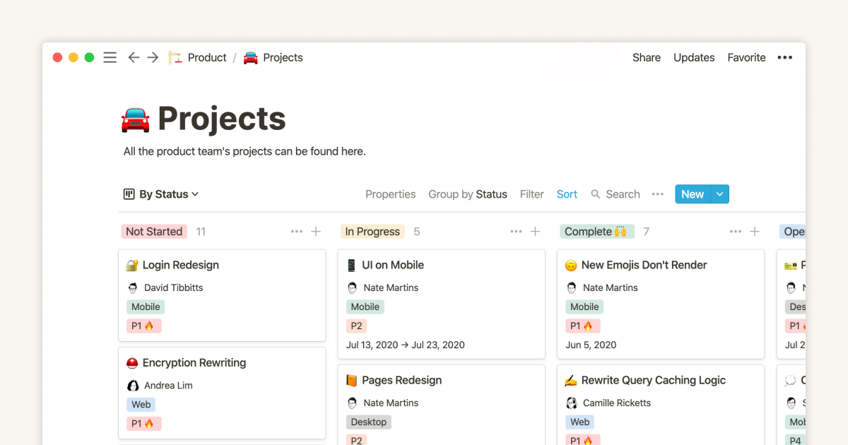 Project Management for Notion