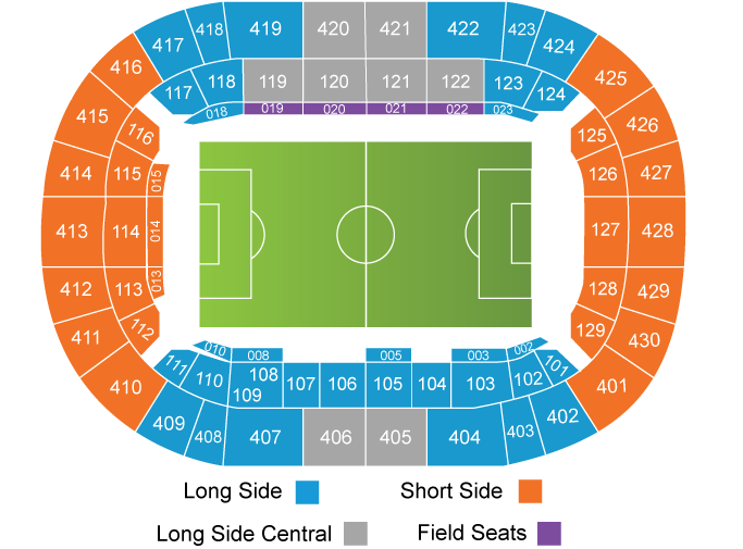 Johan Cruyff Arena Seating Plan