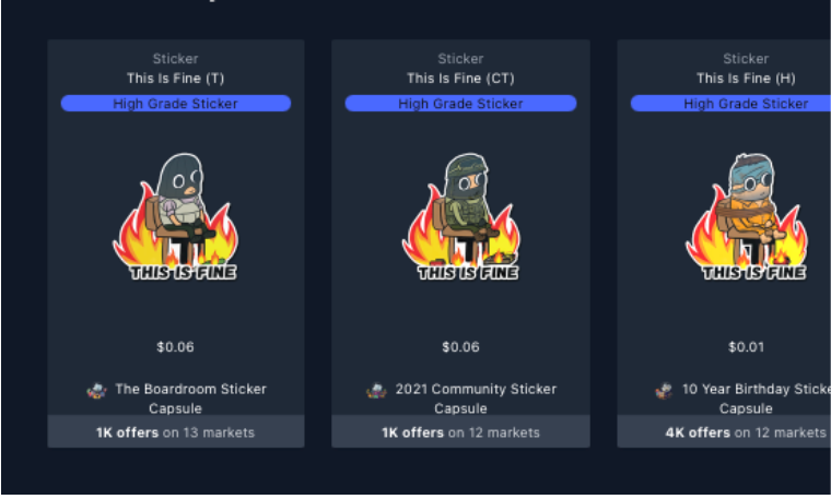 Top 12 CSGO (CS2) meme stickers