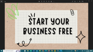 Start Your Online Business Free