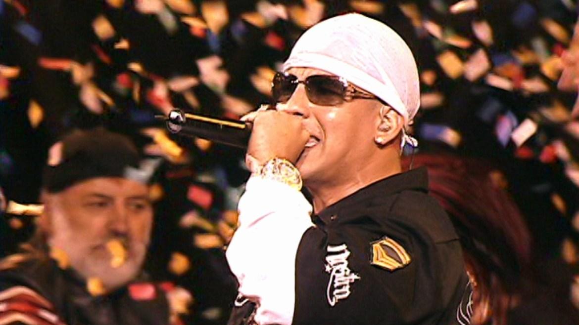 Daddy Yankee en el show que dio en el Festival de Viña del Mar 2006