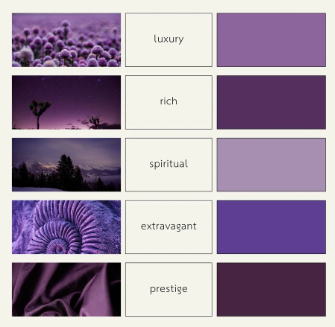 Purple colors