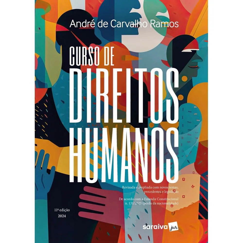 capa livro Curso de Direitos Humanos – 11ª Edição 2024, de André de Carvalho Ramos