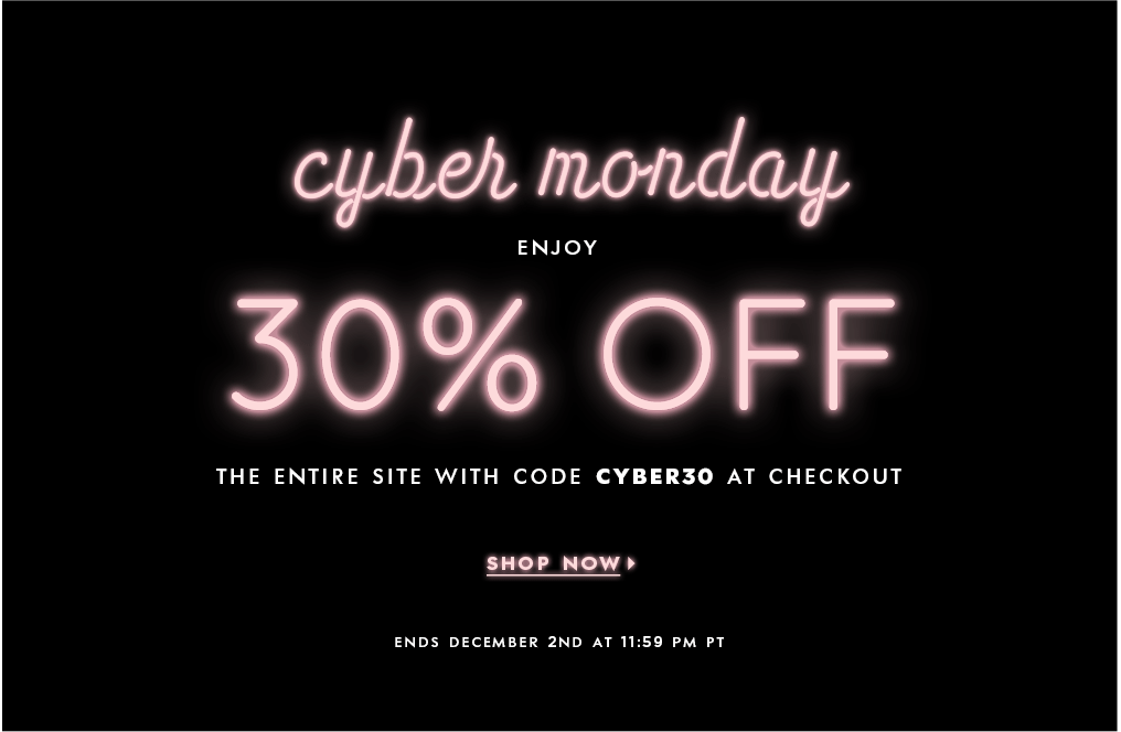 Cyber Monday Email