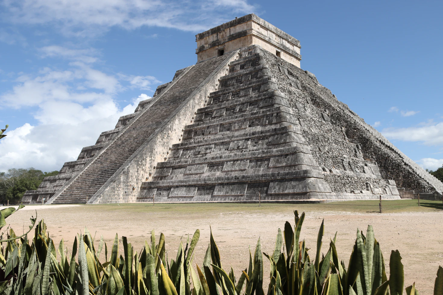 The pyramids of Chichen Itza