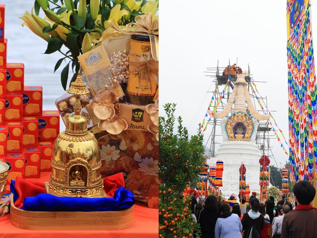 Khai quang điểm nhãn tôn tượng Đức Phật Thích Ca tại Đại Bảo Tháp Mandala Tây Thiên- Ảnh 4.