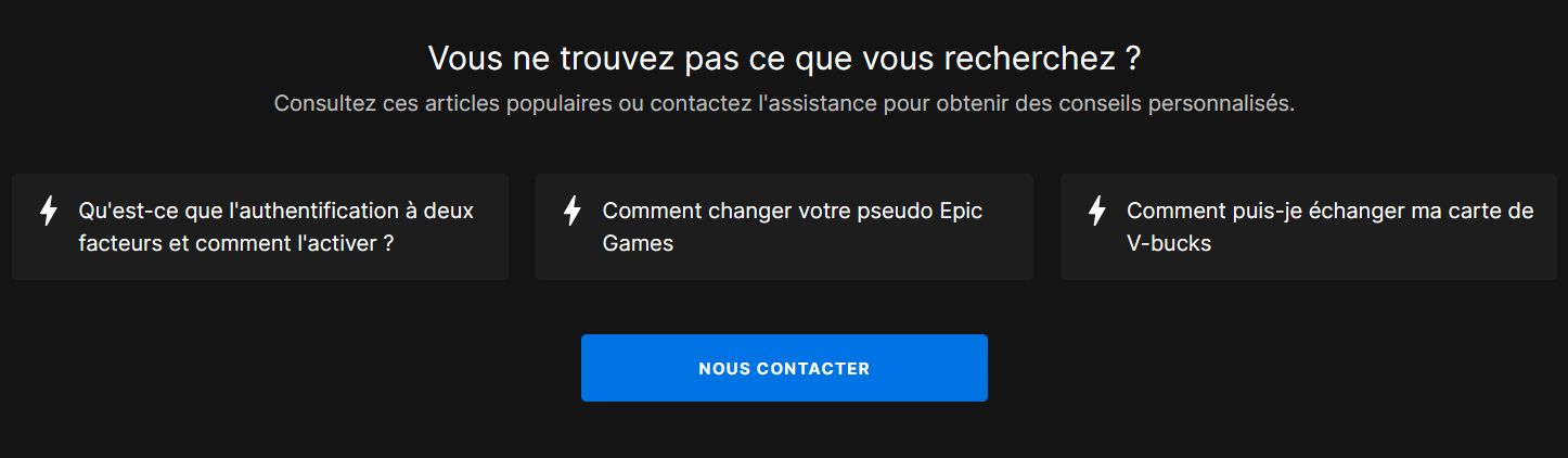 contact Epic Games