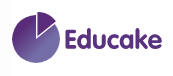A logo with purple letters Description automatically generated