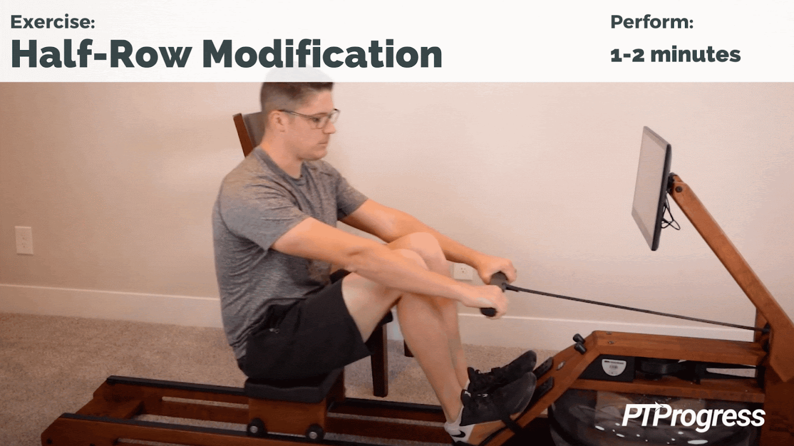 use a rower for knee pain
