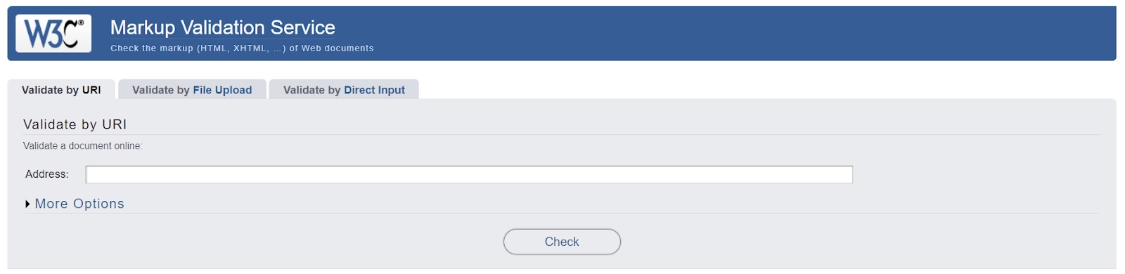 W3C Markup Validation Service