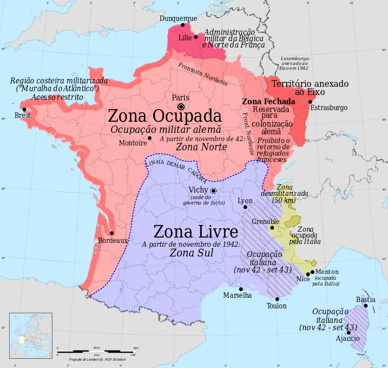 Mapa França 