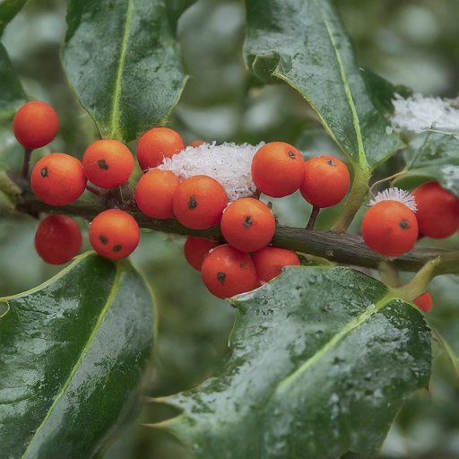 Enjoying the Rewards: Harvesting Berries and Winter Beauty