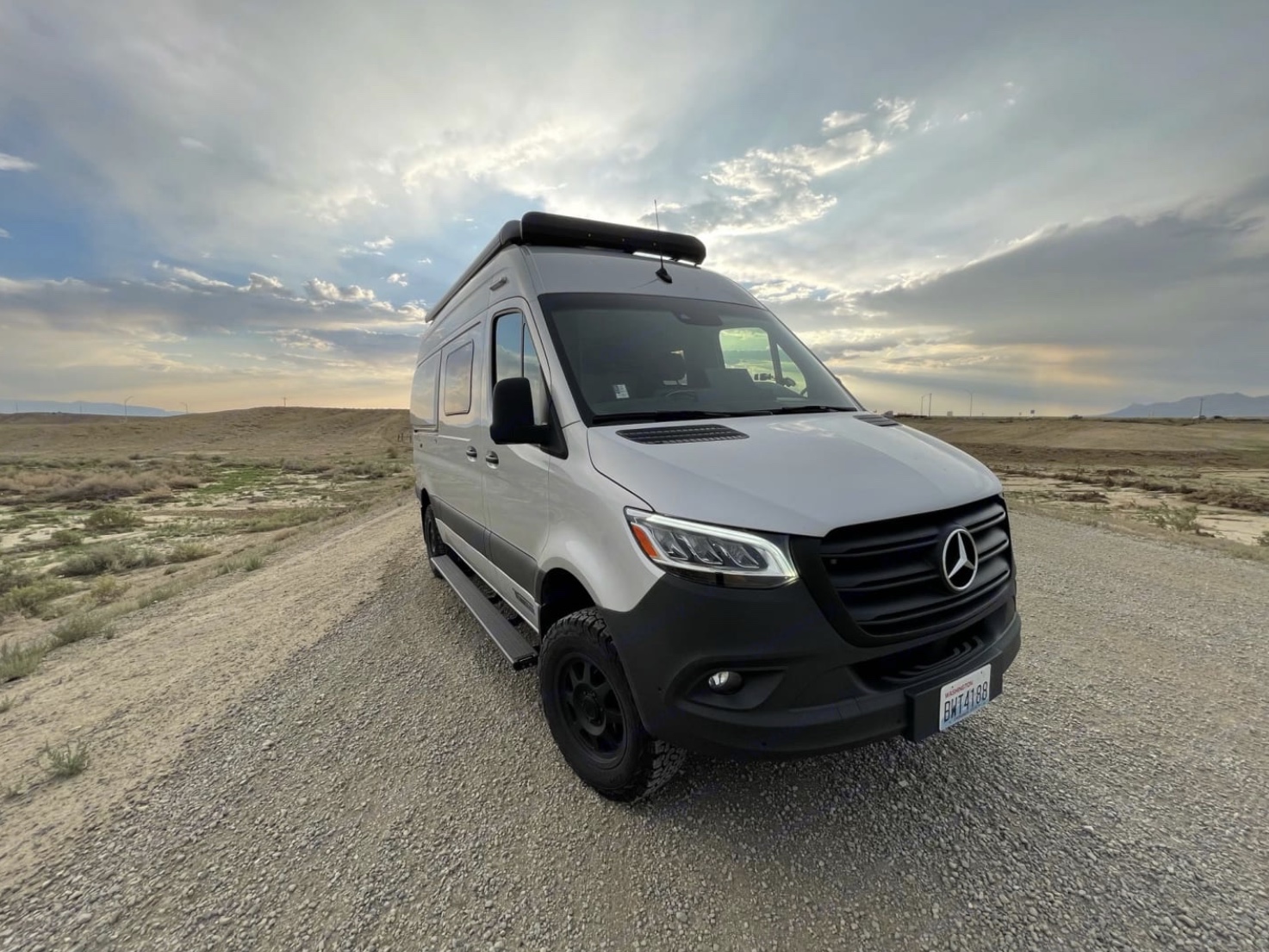 Mercedes campervan with bathroom