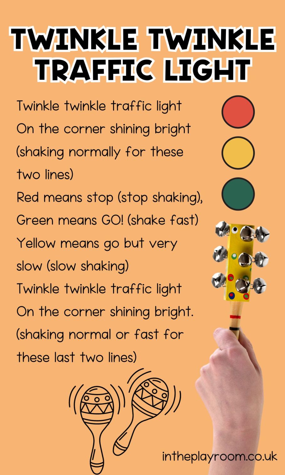 twinkle twinkle traffic light rhyme for kids speech and language 