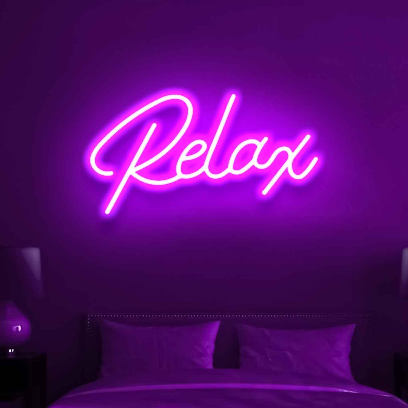 Relax Neon Sign - Neon Light