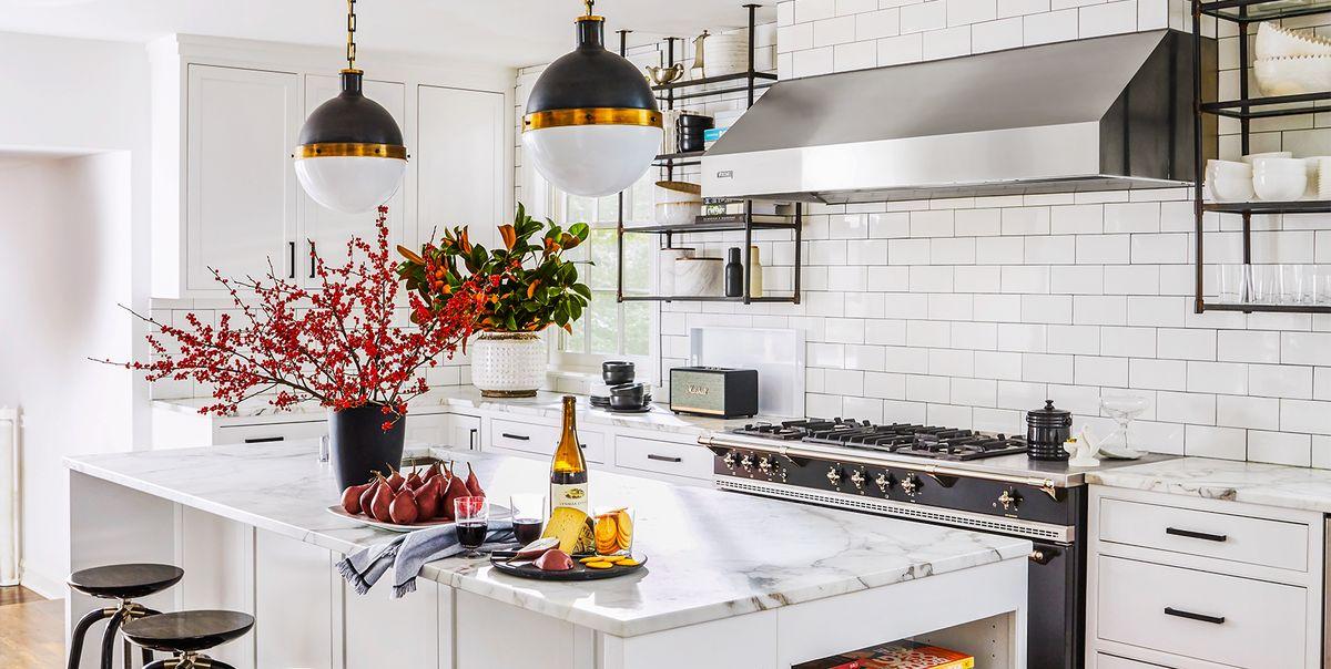 28 White Kitchen Design Ideas - Decorating White Kitchens