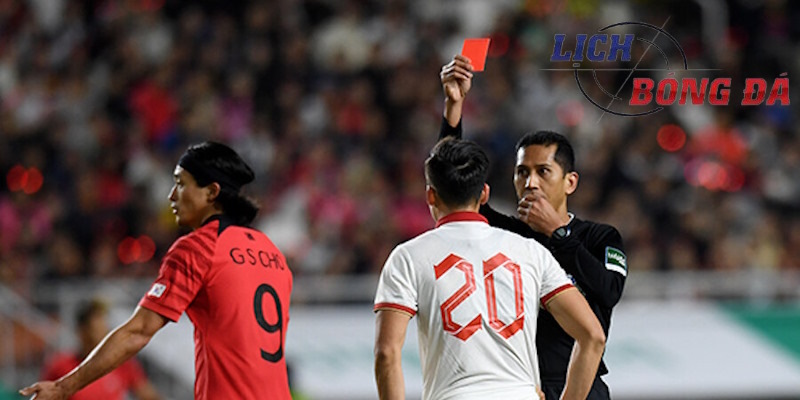 Lỗi phạt thẻ đỏ thường là các hành vi cấm kỵ do FIFA quy định