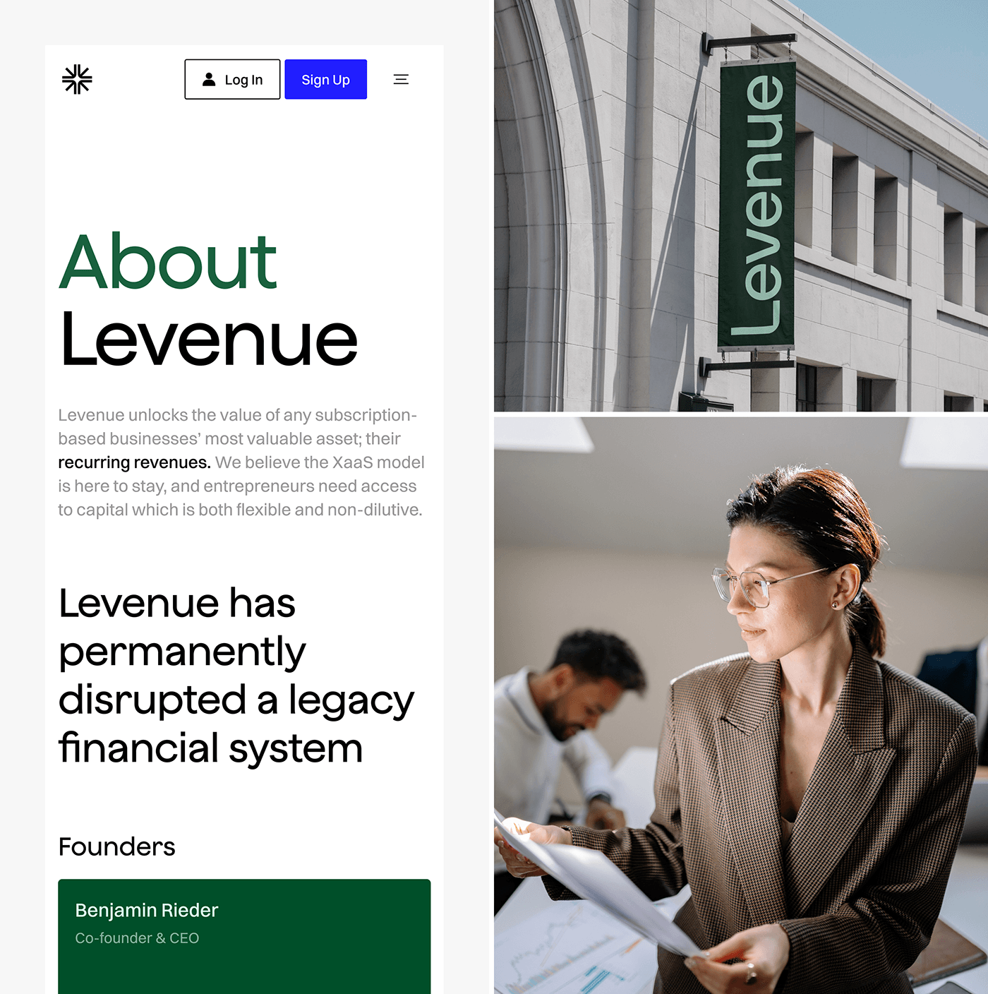 Fintech finance Investment brand identity Logo Design visual identity Web Design  Website Netherlands