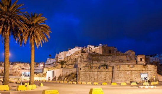 Tangier at night